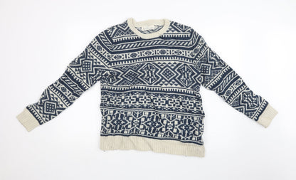 Mens UK Size  H&M Multicoloured Pullover Sweatshirt