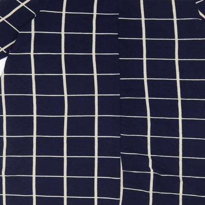 Preworn Womens Blue Geometric  A-Line