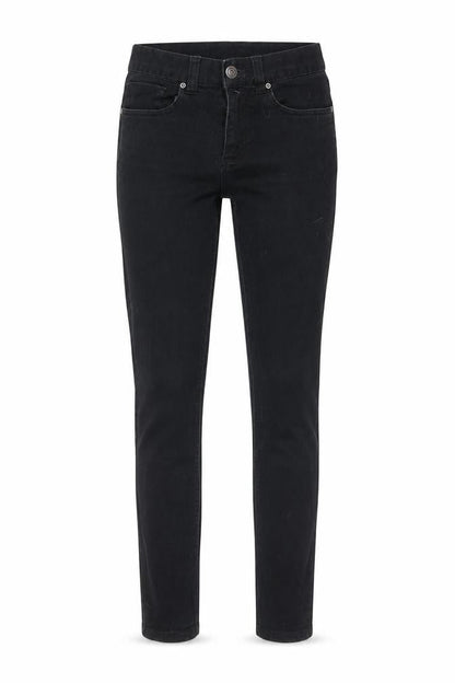 Womens UK Size 28 in DENIM CO Regular Fit Skinny Black Jeans