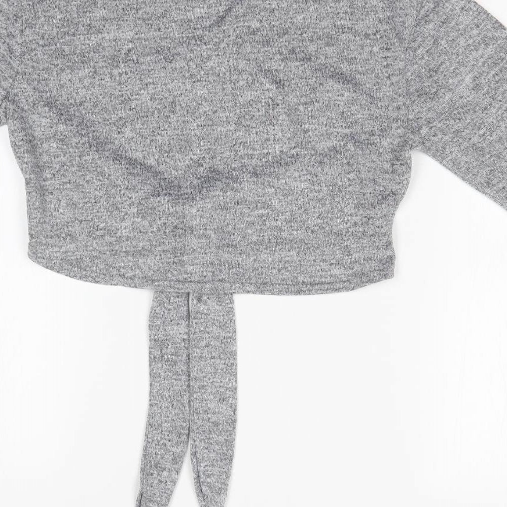 I SAW IT FIRST Womens Grey   Basic T-Shirt Size S