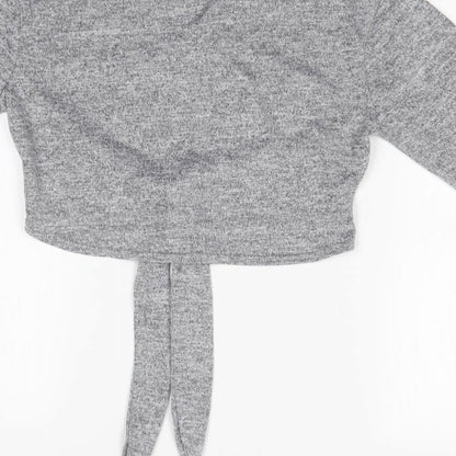 I SAW IT FIRST Womens Grey   Basic T-Shirt Size S