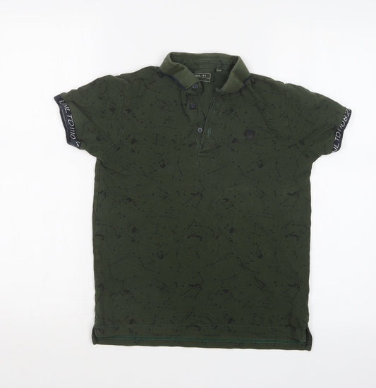 NEXT Boys Green Geometric  Basic Polo Size 10 Years