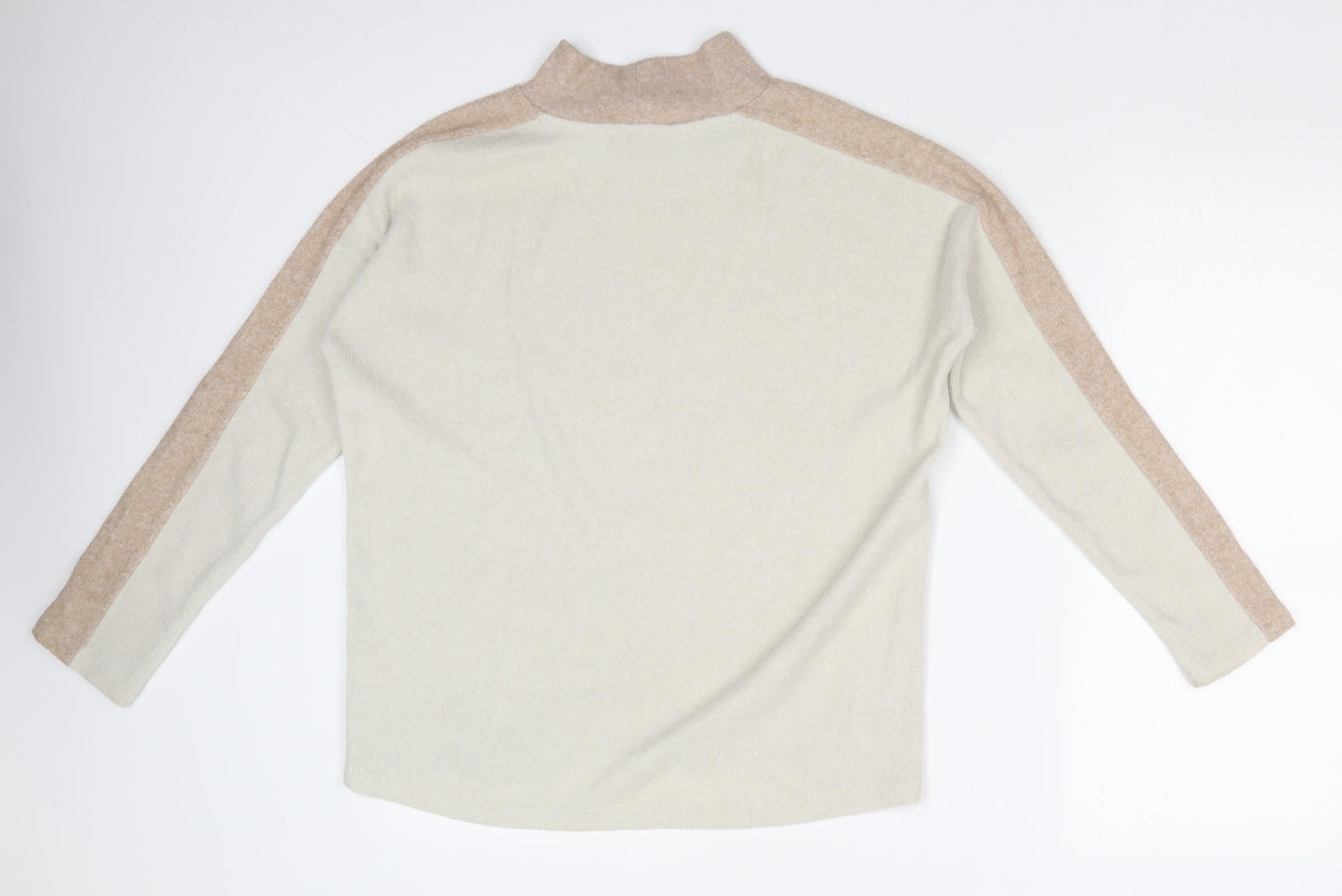 Womens UK Size 8 TU Beige Basic T-Shirt