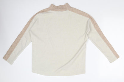 Womens UK Size 8 TU Beige Basic T-Shirt