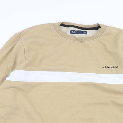 Womens UK Size XL Easy Beige Pullover Jumper