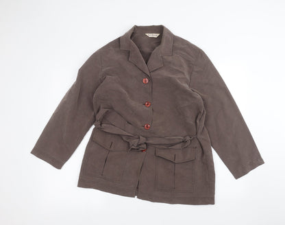 Womens UK Size 14 Bonmarché Brown Jacket