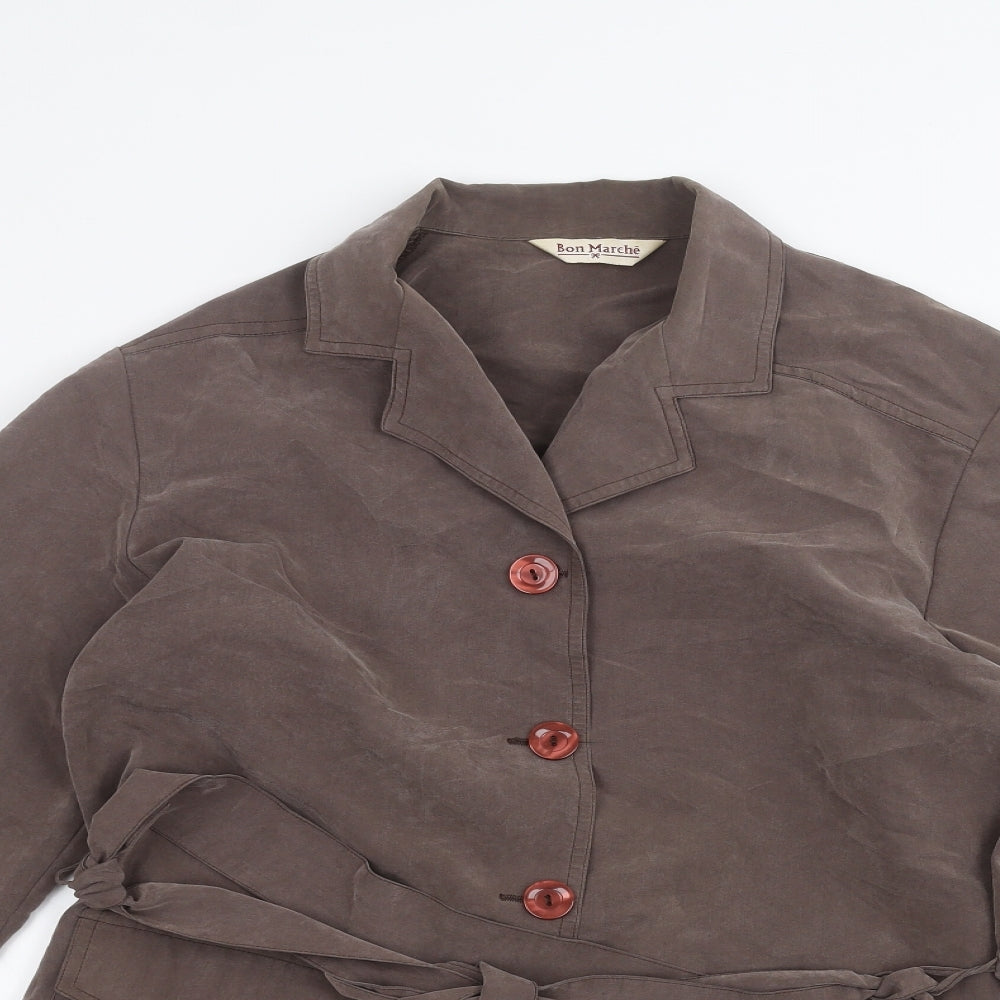 Womens UK Size 14 Bonmarché Brown Jacket