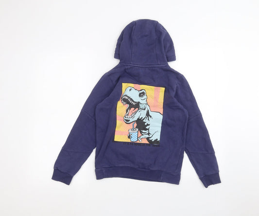 Nutmeg Boys Blue   Pullover Hoodie Size 8-9 Years