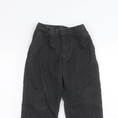 George Boys Black   Dress Pants Trousers Size 5-6 Years