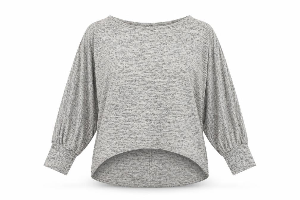 Womens UK Size XL Preworn Grey Basic T-Shirt