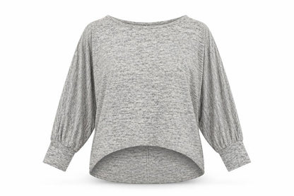 Womens UK Size XL Preworn Grey Basic T-Shirt