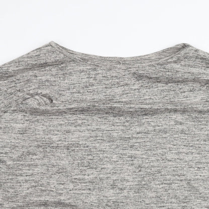 Womens UK Size XL Preworn Grey Basic T-Shirt