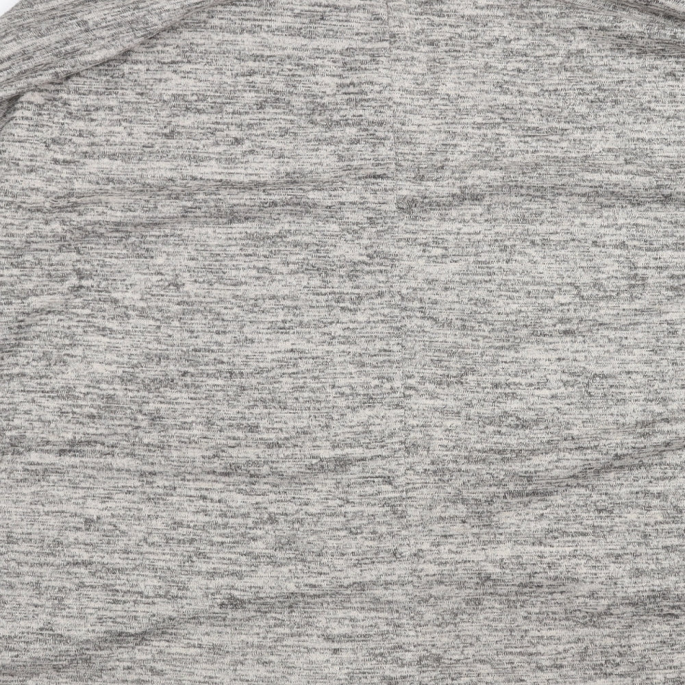 Womens UK Size XL Preworn Grey Basic T-Shirt