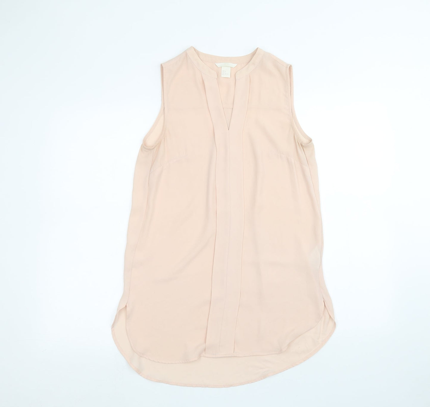 H&M Womens Pink   Basic Button-Up Size 6