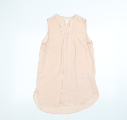 H&M Womens Pink   Basic Button-Up Size 6