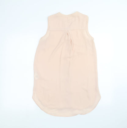 H&M Womens Pink   Basic Button-Up Size 6