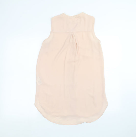 H&M Womens Pink   Basic Button-Up Size 6
