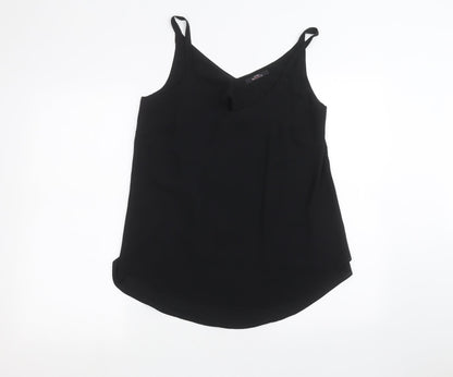 George Womens Black   Basic Blouse Size 8