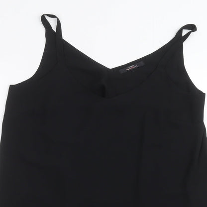 George Womens Black   Basic Blouse Size 8