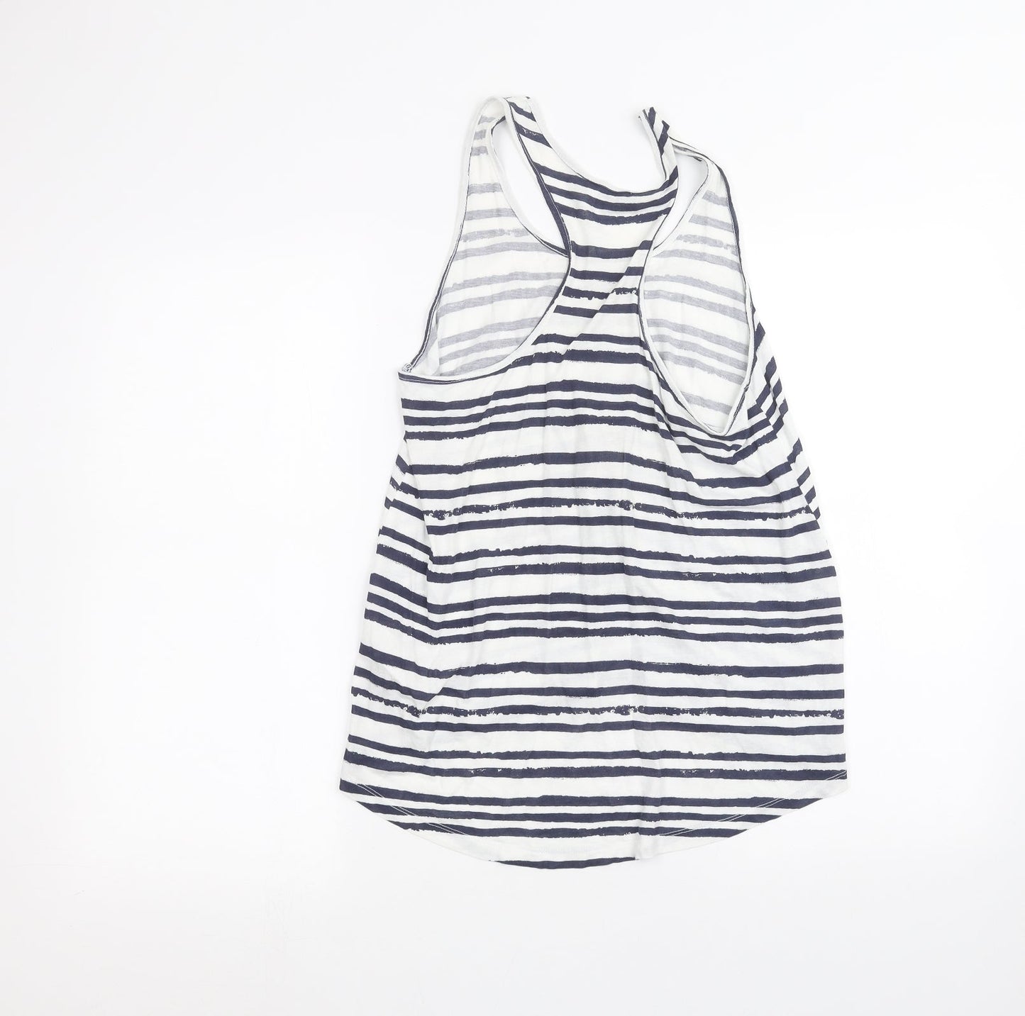 Womens UK Size 8 New Look White Basic Tank