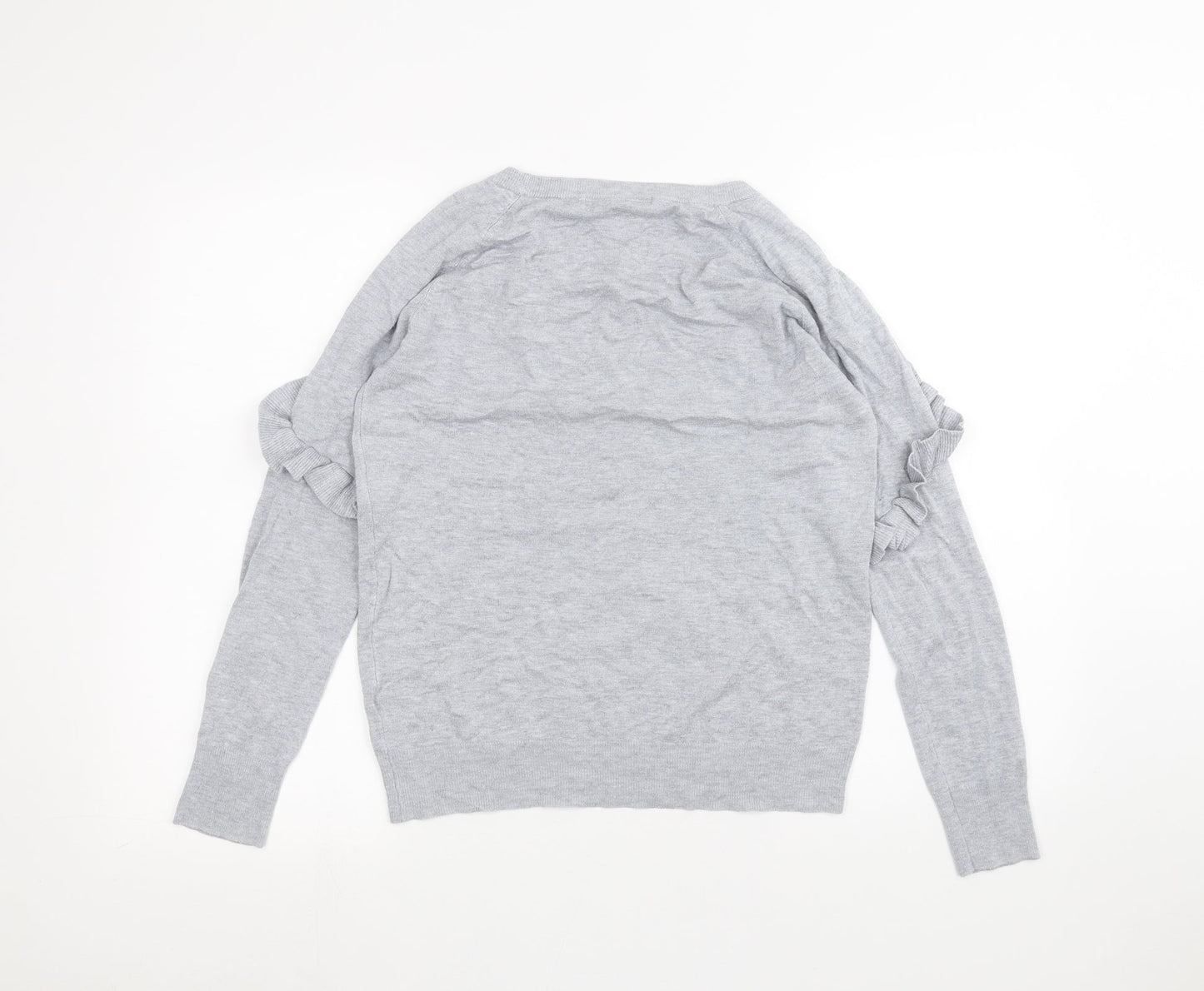Very Womens Grey   Basic T-Shirt Size 10
