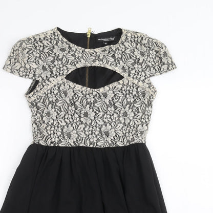 Missguided Womens Black   A-Line  Size 10