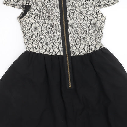 Missguided Womens Black   A-Line  Size 10