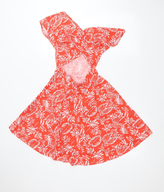 Club L Womens Red   A-Line  Size 8