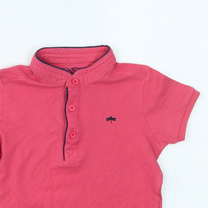 Matalan Boys Pink   Basic Polo Size 7 Years