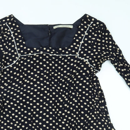 NEXT Womens Blue Polka Dot  A-Line  Size 12