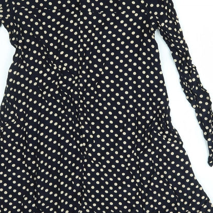 NEXT Womens Blue Polka Dot  A-Line  Size 12