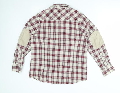 granite Womens Red Plaid  Basic Button-Up Size 12