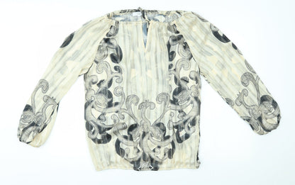 Womens UK Size 12 Joanna Hope Gold Basic Blouse