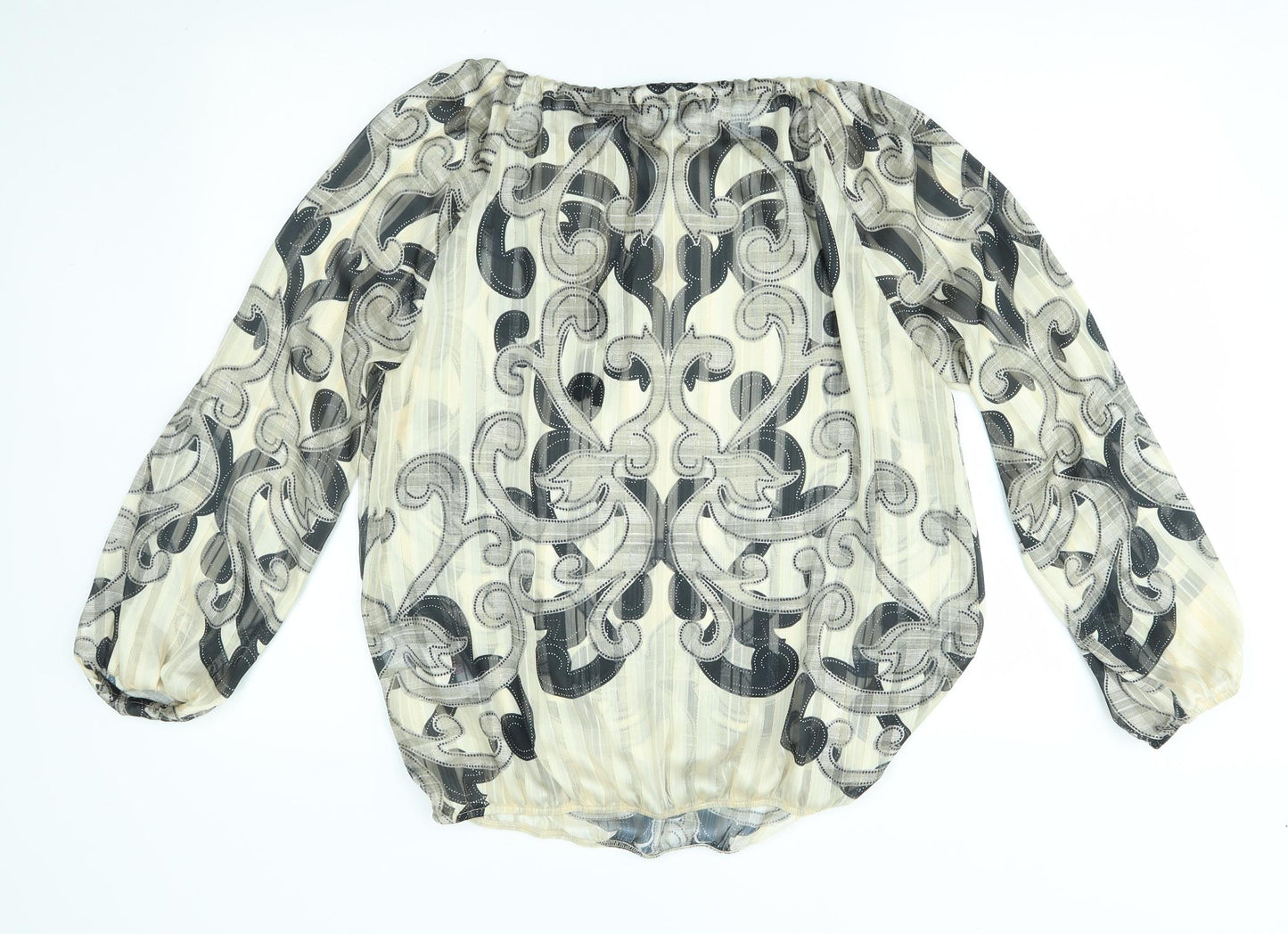 Womens UK Size 12 Joanna Hope Gold Basic Blouse