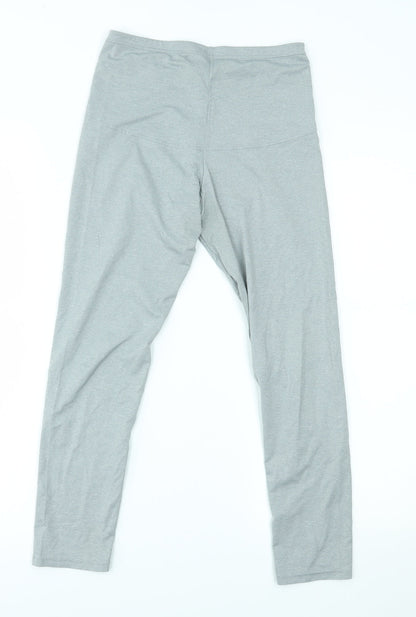 Flexees Womens Grey    Leggings  L21 in