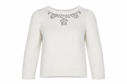 Womens UK Size 12 George White Pullover Jumper