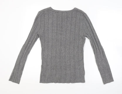 Primark Womens Grey   Pullover Jumper Size 10