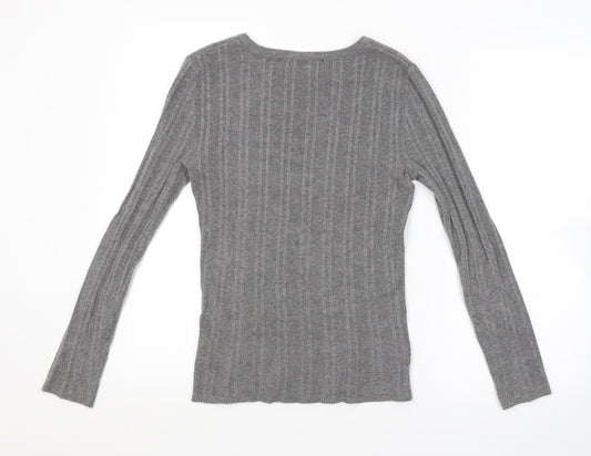 Primark Womens Grey   Pullover Jumper Size 10