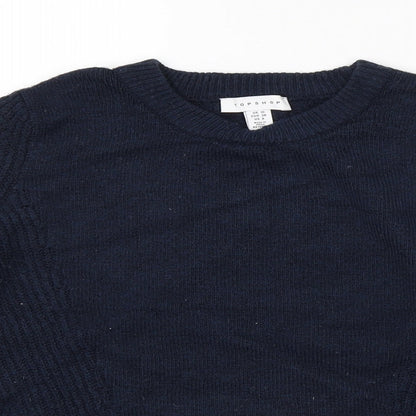 Topshop Womens Blue   Pullover Jumper Size 10