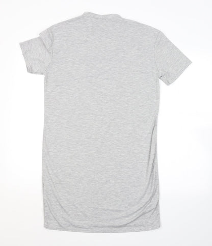 PRETTYLITTLETHING Womens Grey   T-Shirt Dress  Size 6
