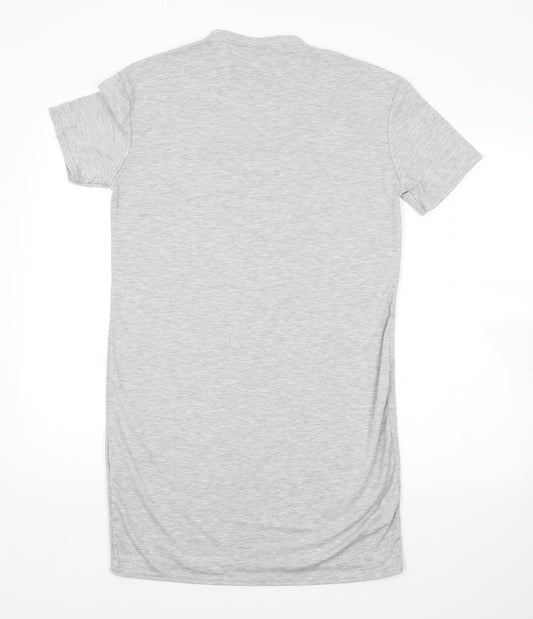 PRETTYLITTLETHING Womens Grey   T-Shirt Dress  Size 6