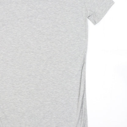 PRETTYLITTLETHING Womens Grey   T-Shirt Dress  Size 6