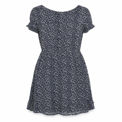 H&M Womens Blue Floral  A-Line  Size 8
