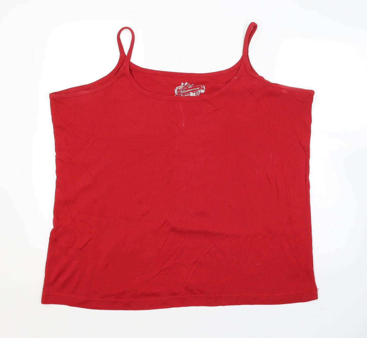 Glamorosa Womens Red   Basic Tank Size 30