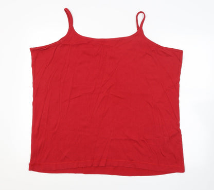 Glamorosa Womens Red   Basic Tank Size 30