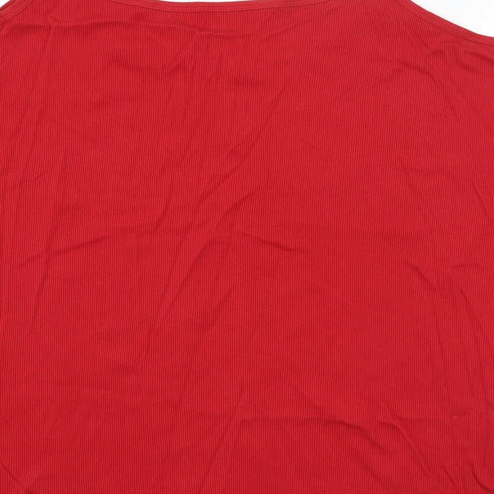 Glamorosa Womens Red   Basic Tank Size 30