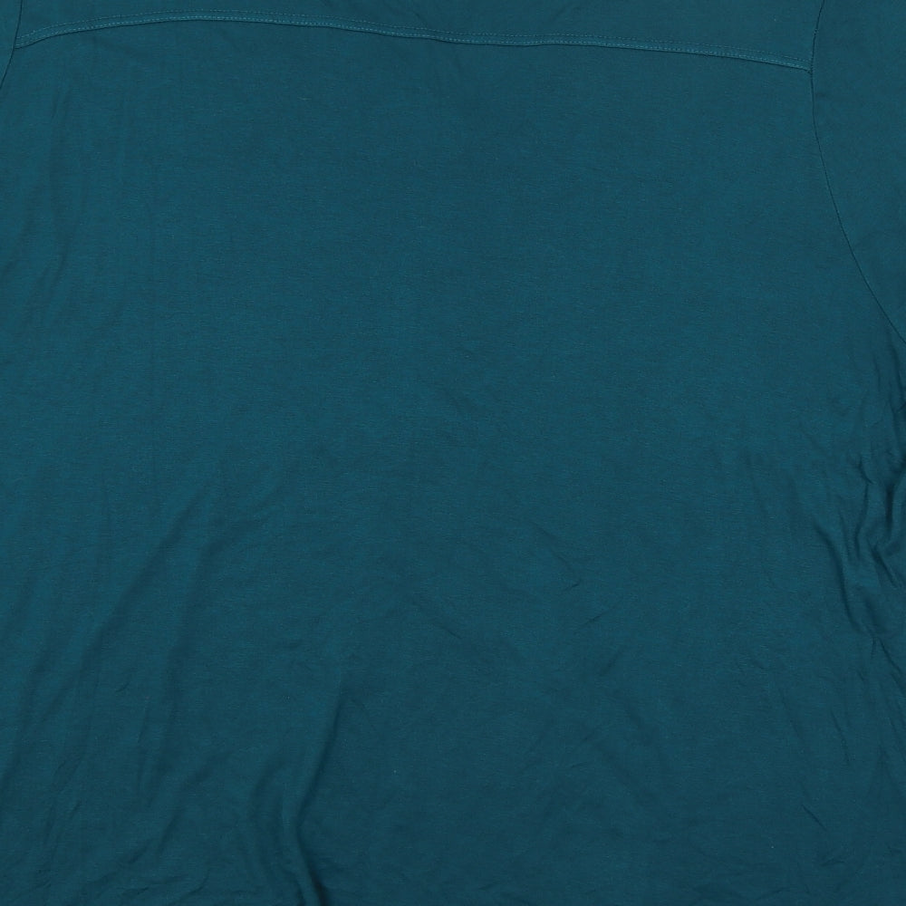Womens UK Size  H&M Green Basic Blouse