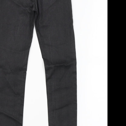 River Island Girls Grey   Straight Jeans Size 11 Years