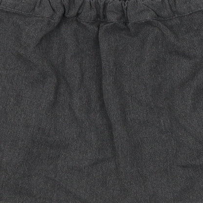 M&S Girls Grey   A-Line Skirt Size 5-6 Years