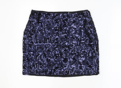 H&M Womens Blue   Straight & Pencil Skirt Size 8